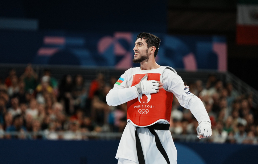“Paris-2024”: Azərbaycan taekvondoçusu yarımfinala vəsiqə qazanıb VİDEO