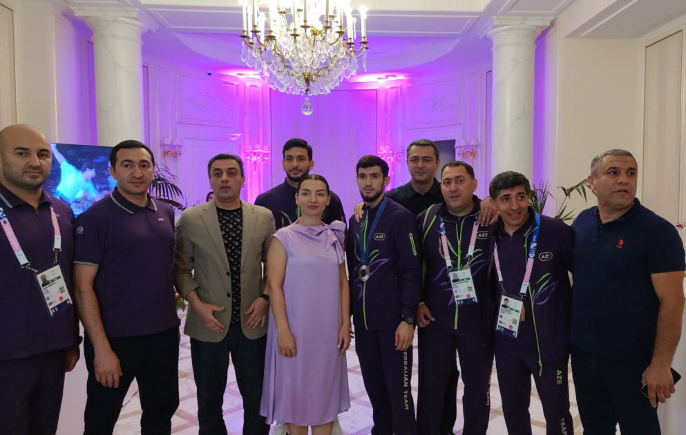 La victoire des athlètes azerbaïdjanais célébrée à la Maison olympique d’Azerbaïdjan à Paris VIDEO
