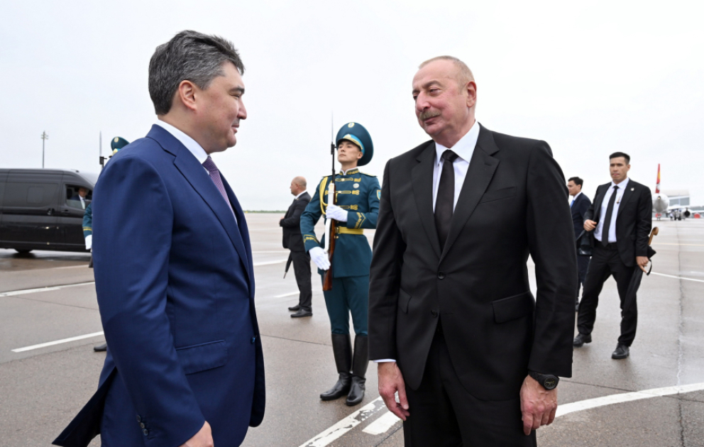 Präsident Ilham Aliyev beendet seinen Besuch in Kasachstan VIDEO