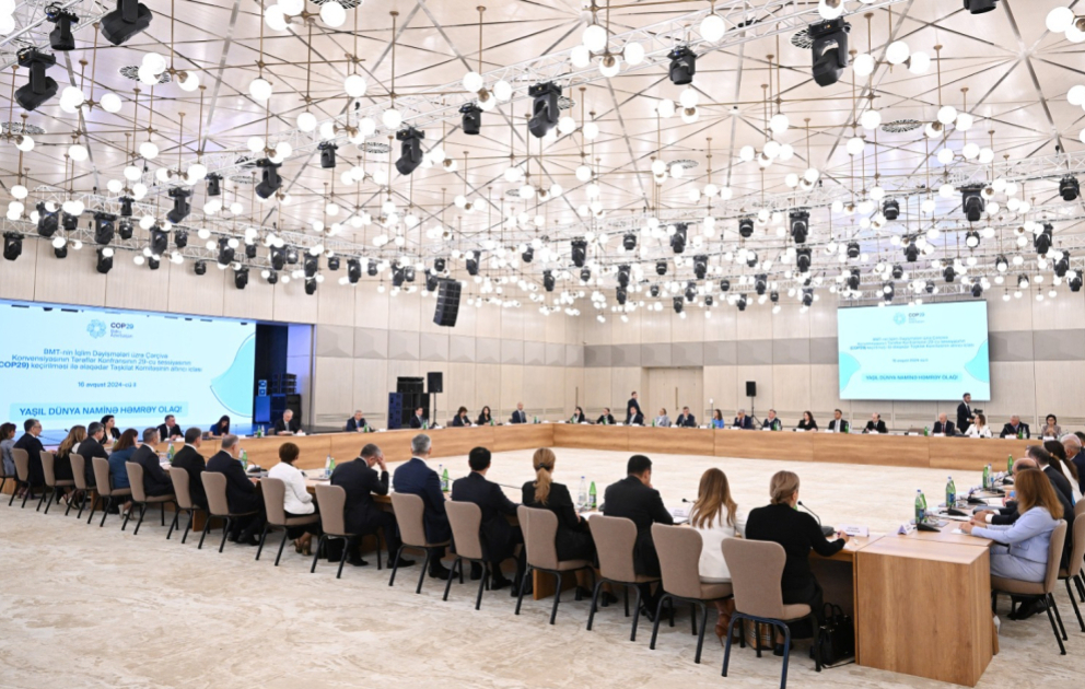 COP29 ilə əlaqədar Təşkilat Komitəsinin altıncı iclası keçirilib VİDEO