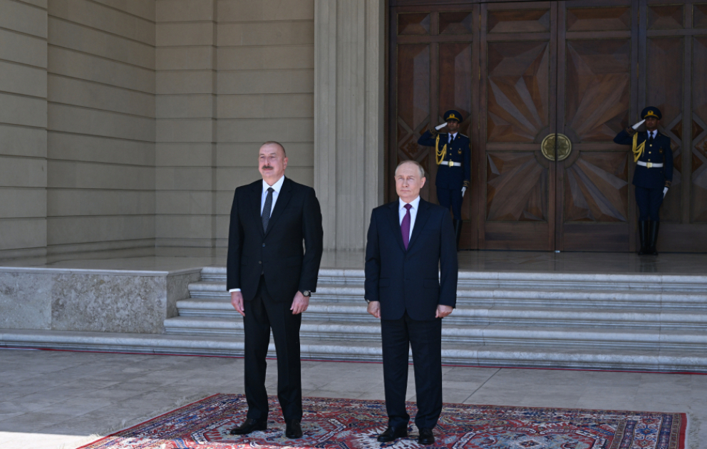 Official welcome ceremony was held for President of Russia Vladimir Putin VIDEO