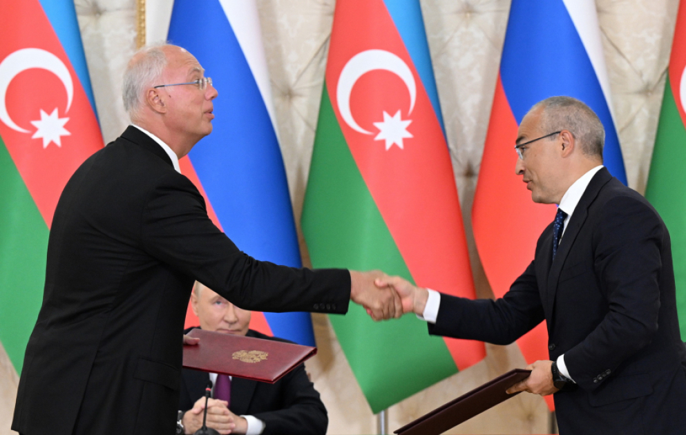 Azərbaycan ilə Rusiya arasında imzalanmış sənədlər mübadilə edilib  YENİLƏNİB VİDEO