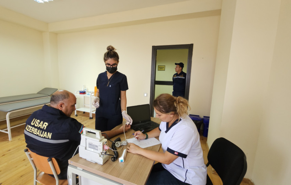 FHN-in Beynəlxalq Axtarış-xilasetmə Dəstəsi növbəti dəfə taktiki-xüsusi təlim keçirib VİDEO