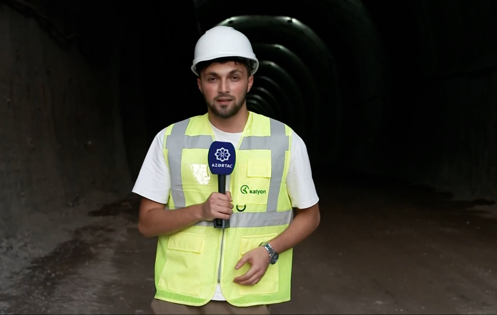 Horadiz-Ağbənd dəmir yolundakı 771 metrlik körpünün dəmir-beton işləri tamamlanıb VİDEO