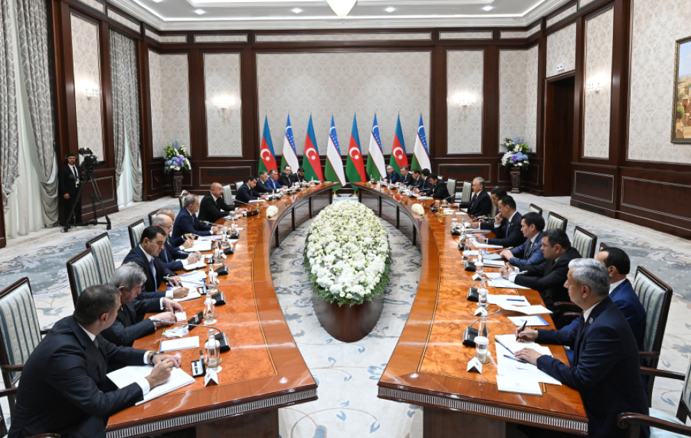 Tashkent hosted first meeting of Azerbaijan-Uzbekistan High Intergovernmental Council VIDEO