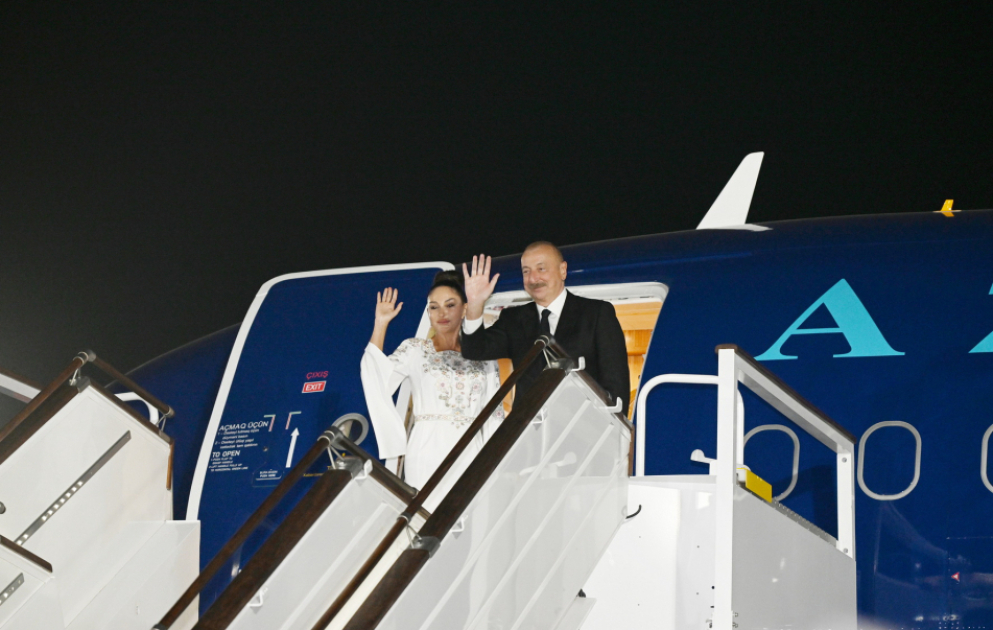 Präsident Ilham Aliyev beendet seinen Staatsbesuch in Usbekistan VIDEO
