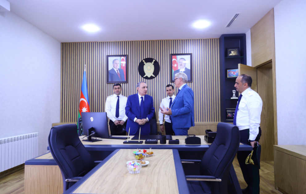 Şəki rayon prokurorluğunun yeni inzibati binası istifadəyə verilib VİDEO