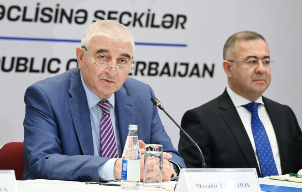 Məzahir Pənahov: MSK-nın həyata keçirdiyi proseslər şəffaf şəkildə reallaşdırılıb VİDEO