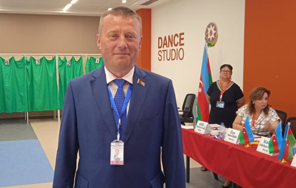 Sergey Xomenko: Seçki məntəqələrinin hamısı Azərbaycan Seçki Məcəlləsinə uyğun avadanlıqla təchiz olunub, ictimai asayiş təmin edilib VİDEO