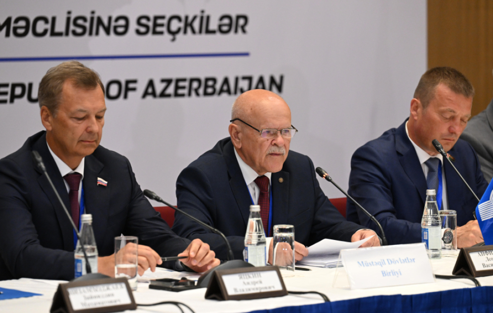 Leonid Anfimov: Seçkilərin şəffaf və ədalətli, qanun çərçivəsində aparılması müşahidə olunub VİDEO