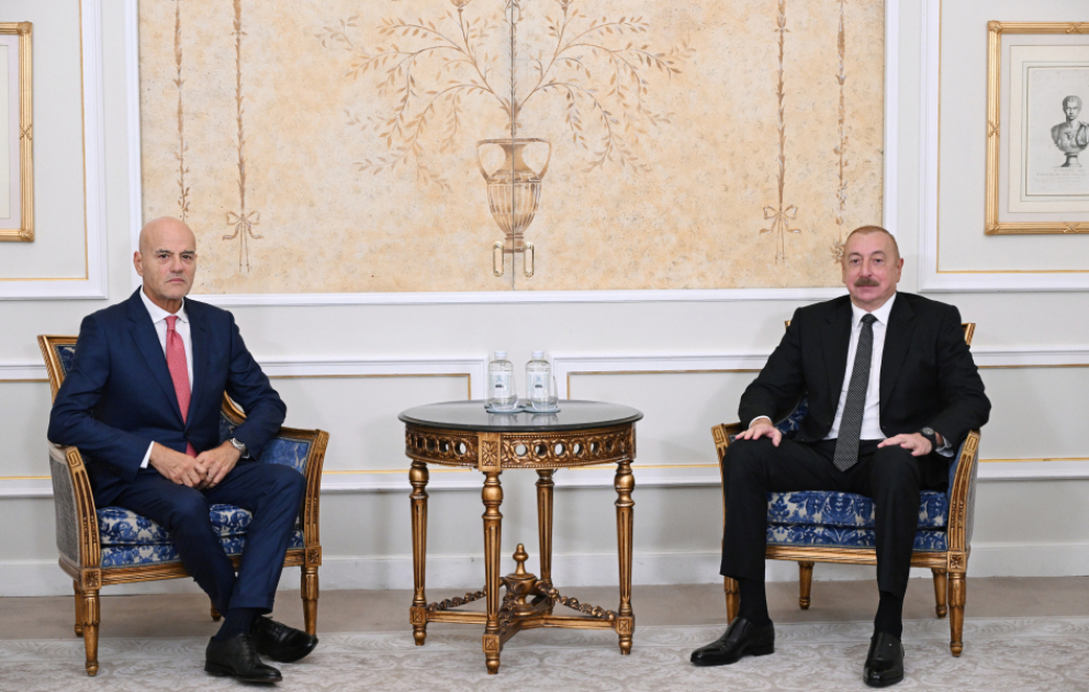 President Ilham Aliyev met with CEO of Italy’s Eni S.p.A VIDEO