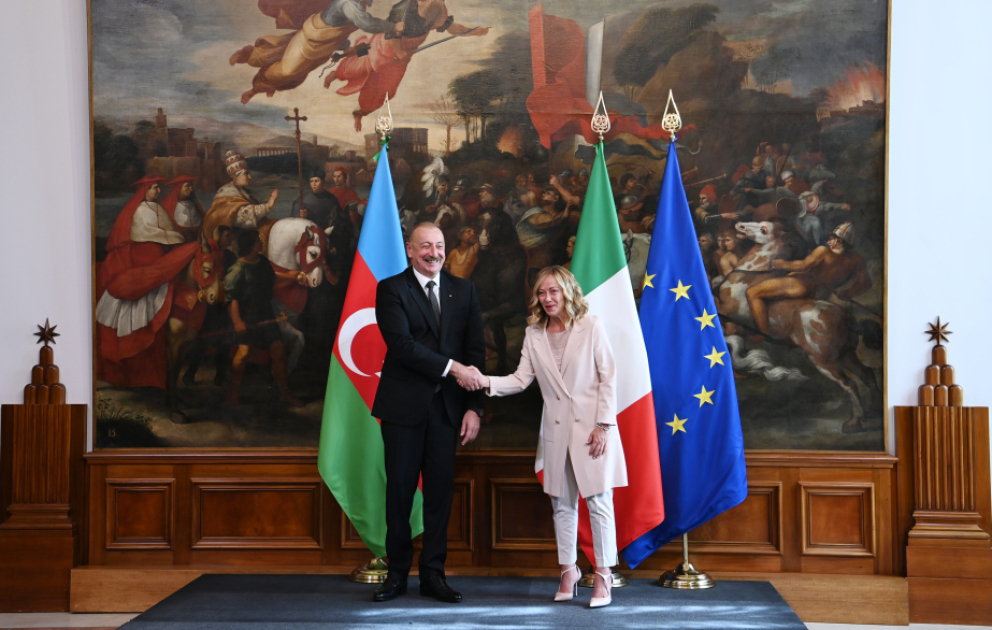 Rome hosted document exchange ceremony between Azerbaijan and Italy VIDEO