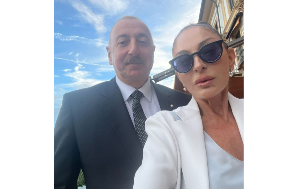 First Vice-President Mehriban Aliyeva shared post from Lake Como VIDEO