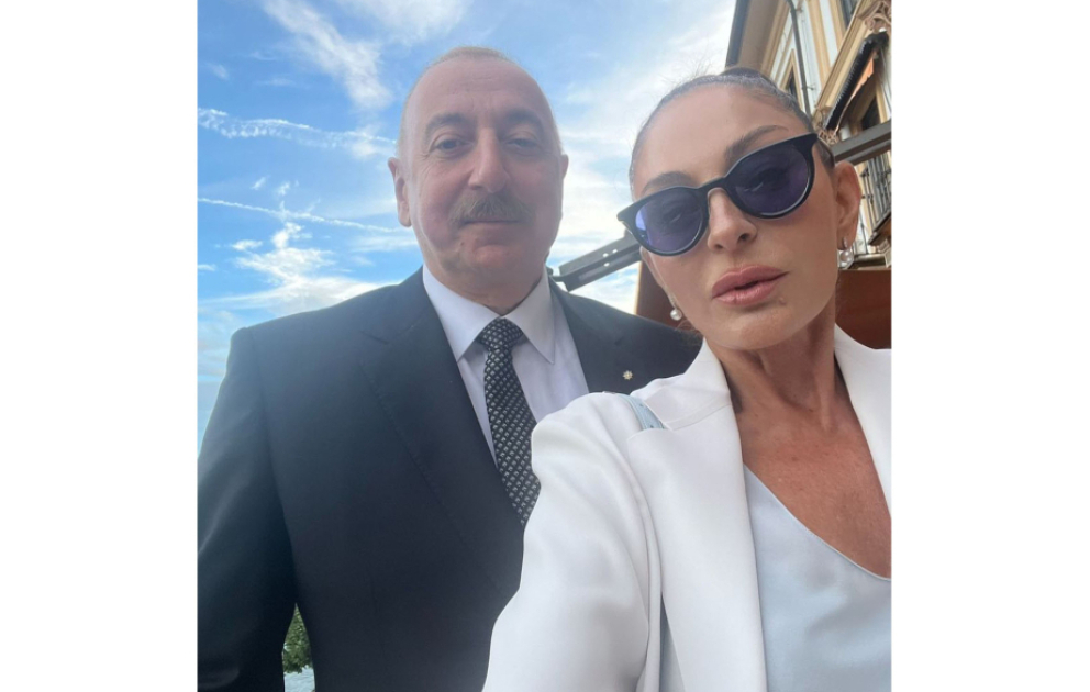 Erste Vizepräsidentin Mehriban Aliyeva teilt Beitrag von ihrem Aufenthalt am Comer See VIDEO
