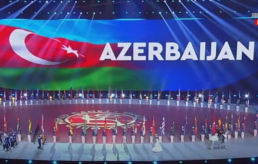 Azərbaycan idmançıları V Dünya Köçəri Oyunlarının açılışında iştirak ediblər YENİLƏNİB VİDEO