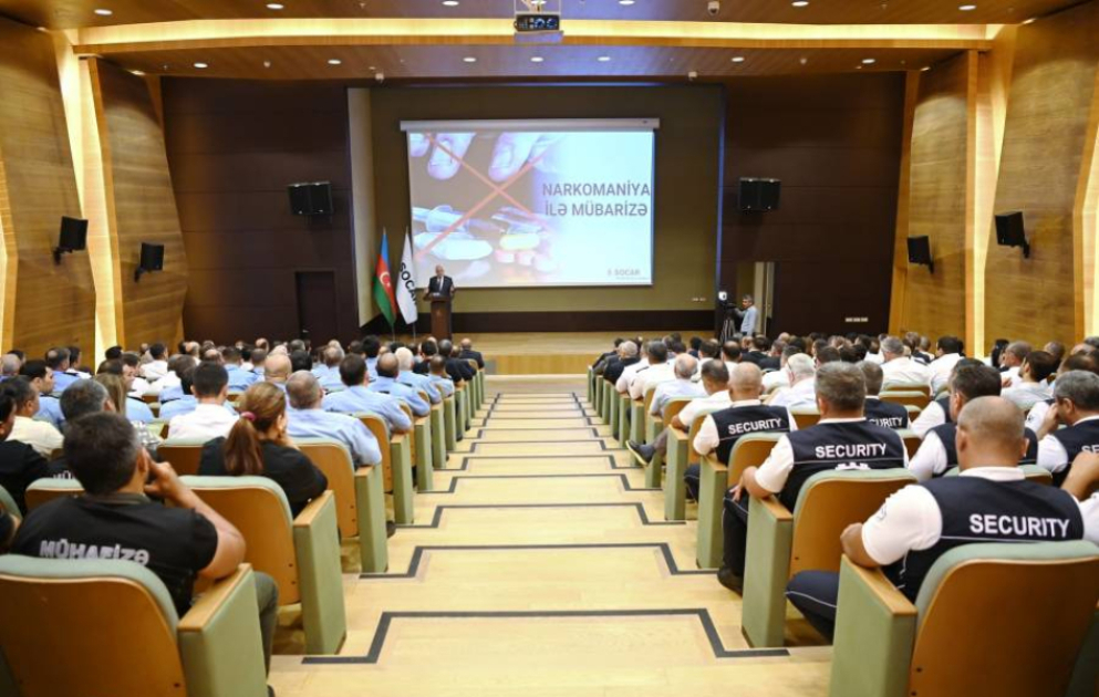 SOCAR-da narkomaniya ilə mübarizəyə həsr olunan maarifləndirmə tədbiri keçirilib VİDEO