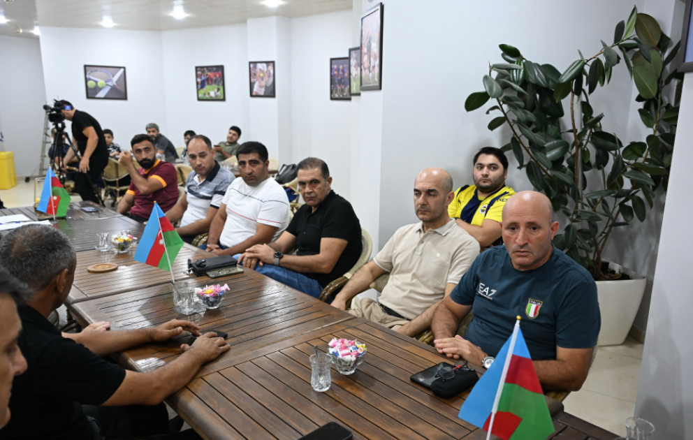 Şəhid jurnalistlərin xatirəsinə həsr olunan üçüncü futbol turnirinin püşkatma mərasimi olub VİDEO