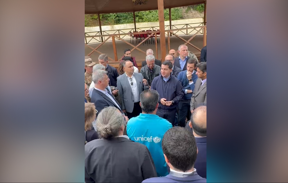 Members of diplomatic corps visit Sugovushan and Sarsang reservoirs VIDEO