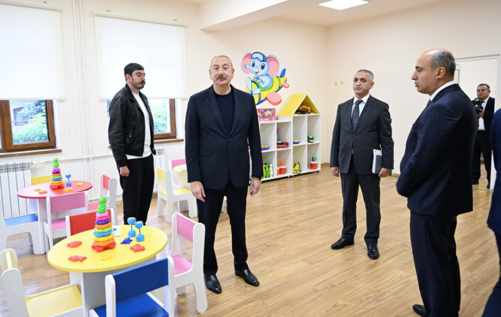 Xankəndi şəhərində 1 nömrəli körpələr evi-uşaq bağçasının təmirdən sonra açılışı olub  YENİLƏNİB VİDEO