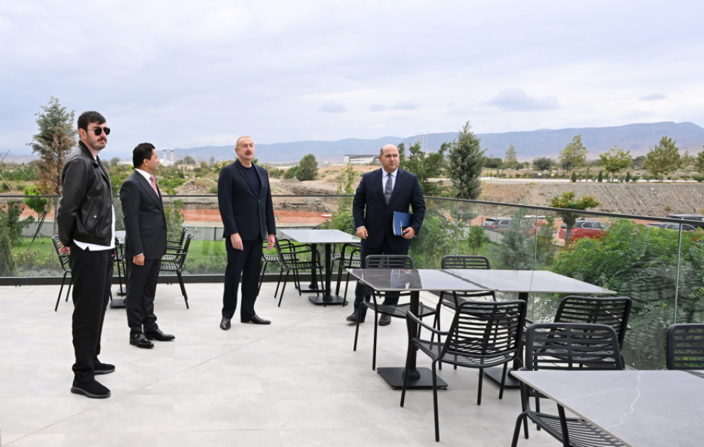 President Ilham Aliyev attended opening of Aghdam City Hotel VIDEO