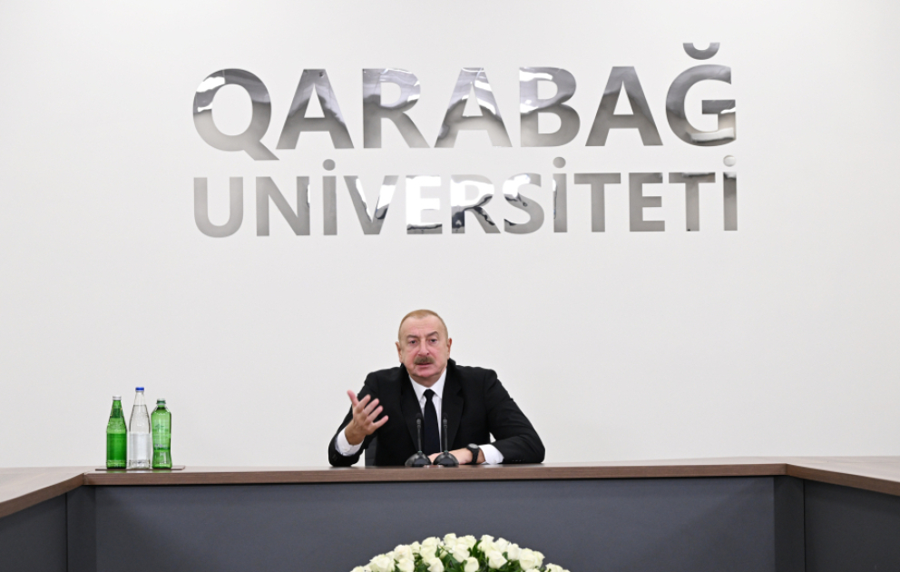 Azərbaycan Prezidenti: Qarabağ Universitetinin yaradılması tarixi hadisədir VİDEO