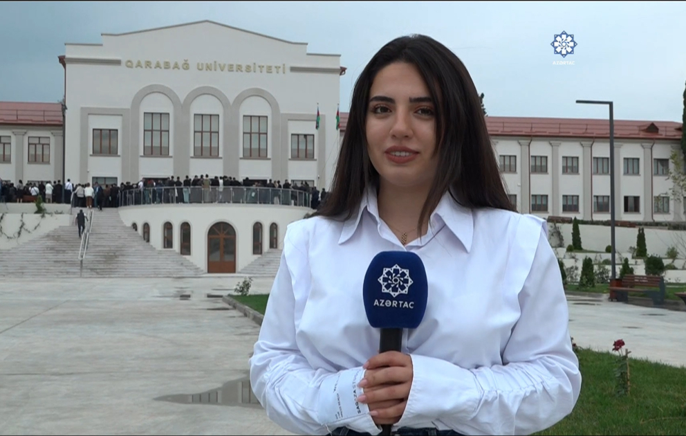 Qarabağ Universitetində dərslər başlayıb  FOTO VİDEO