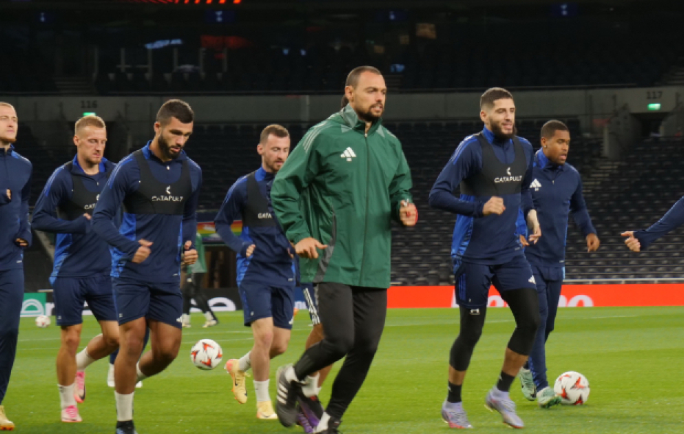“Qarabağ”ın Londondakı məşqindən görüntülər - EKSKLÜZİV VİDEO