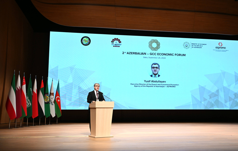 Bakıda Azərbaycan-Körfəz Əməkdaşlıq Şurasına üzv ölkələrin II iqtisadi forumu keçirilir VİDEO