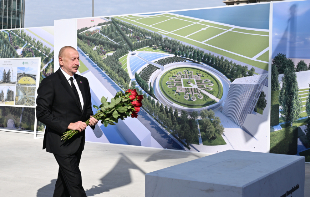 President Ilham Aliyev visited Victory Park VIDEO