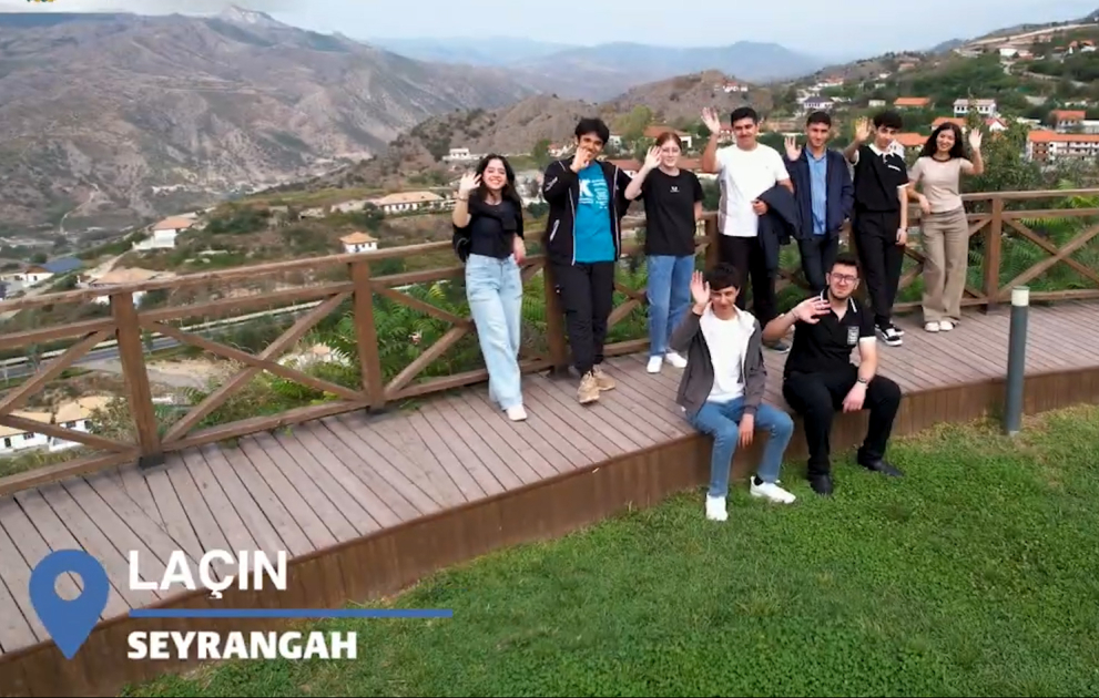 Bir qrup tələbənin işğaldan azad edilmiş ərazilərə səfəri təşkil olunub VİDEO