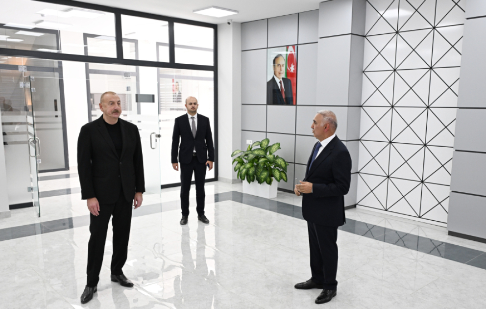 President Ilham Aliyev attended opening of Zangilan Electric Power Network's Digital Control Center VIDEO