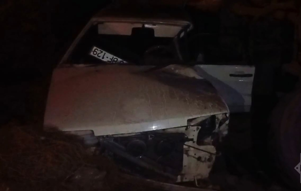 Saatlıda yük və minik maşını toqquşub, xəsarət alanlar var VİDEO