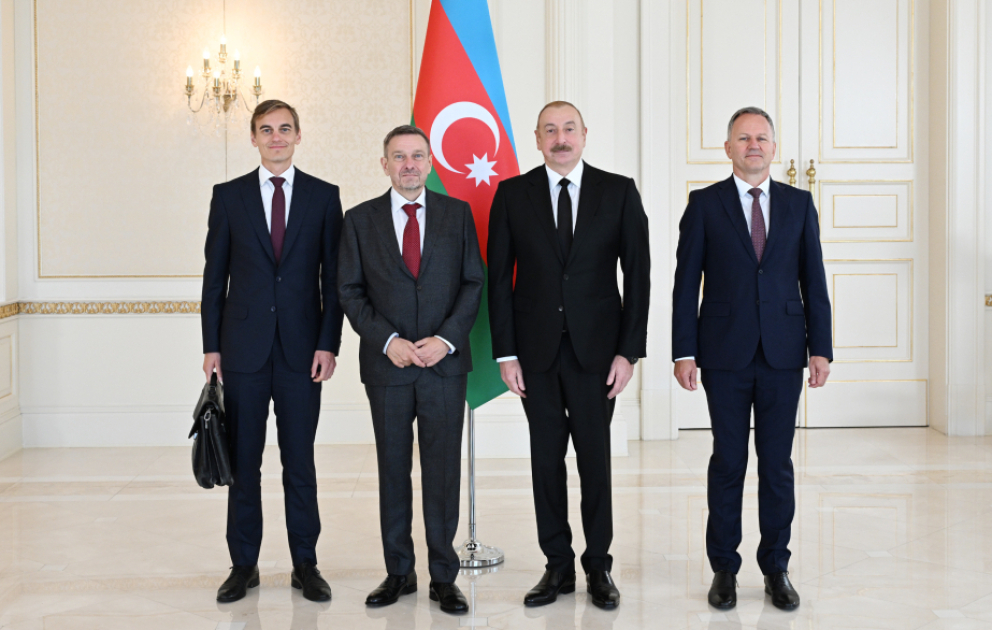 President Ilham Aliyev received credentials of incoming ambassador of Denmark to Azerbaijan VIDEO