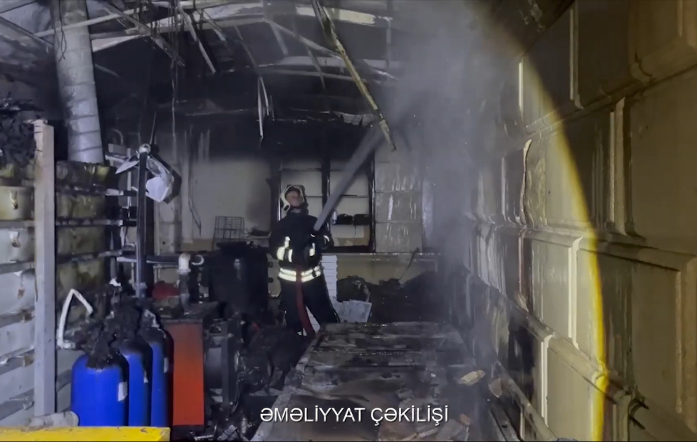 FHN: Bakıda fərdi yaşayış evinin qazanxanasında baş verən yanğın söndürülüb VİDEO