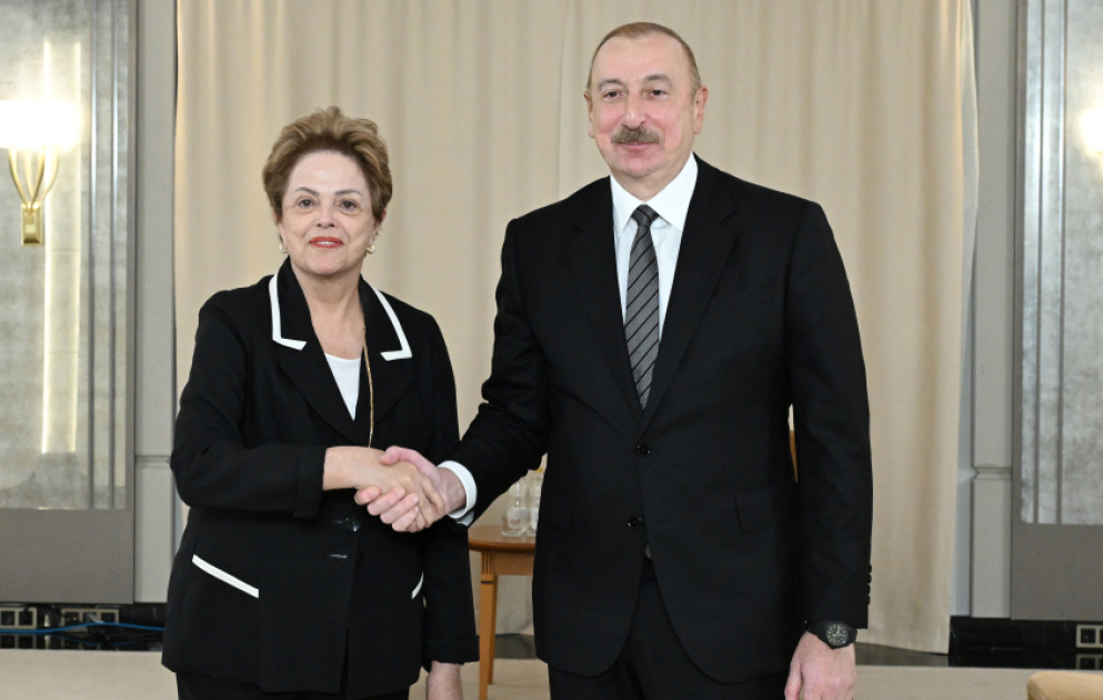 Kazan : Le président azerbaïdjanais rencontre la présidente de la Nouvelle Banque de développement MIS A JOUR VIDEO