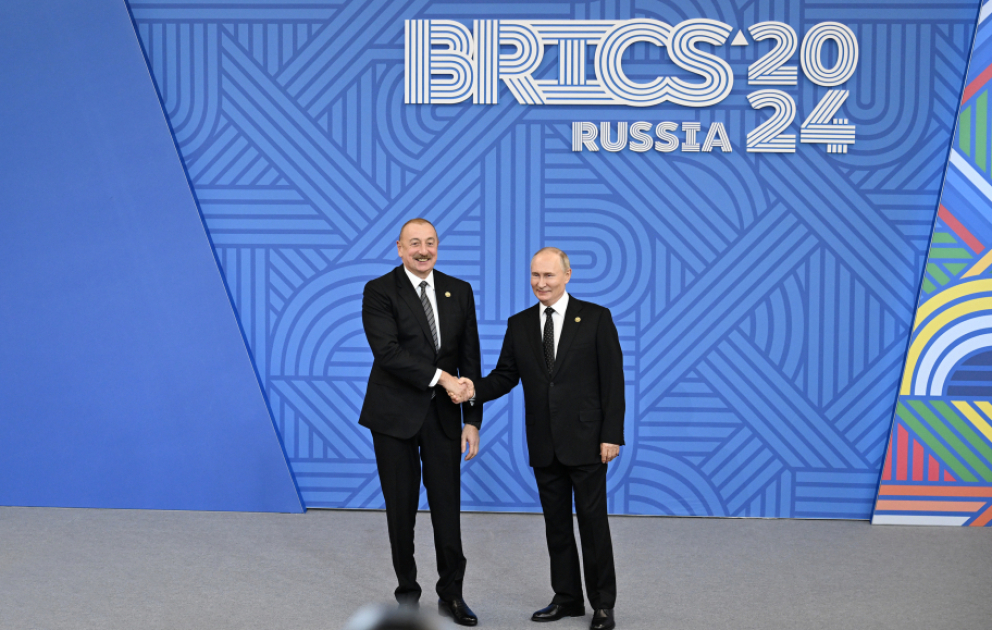 Un banquet officiel offert à l’occasion du 16e Sommet des BRICS à KazanLe président Ilham Aliyev assiste au banquet VIDEO