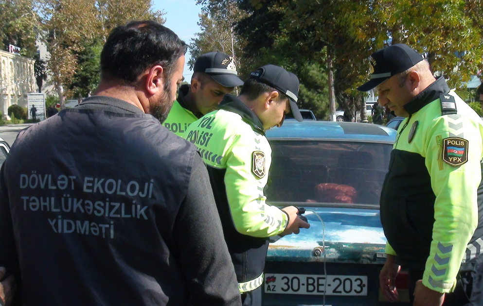 Qaydaları pozan sürücülər barədə inzibati tənbeh tədbirləri görülüb VİDEO