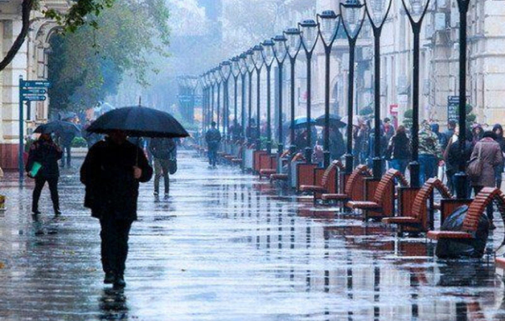 Sabah səhər saatlarından yağış tədricən kəsiləcək VİDEO