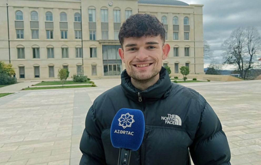 Britaniyalı səyyah: Füzulinin işğaldan azad edildikdən sonra yenidən qurulmasına şahid olduq VİDEO