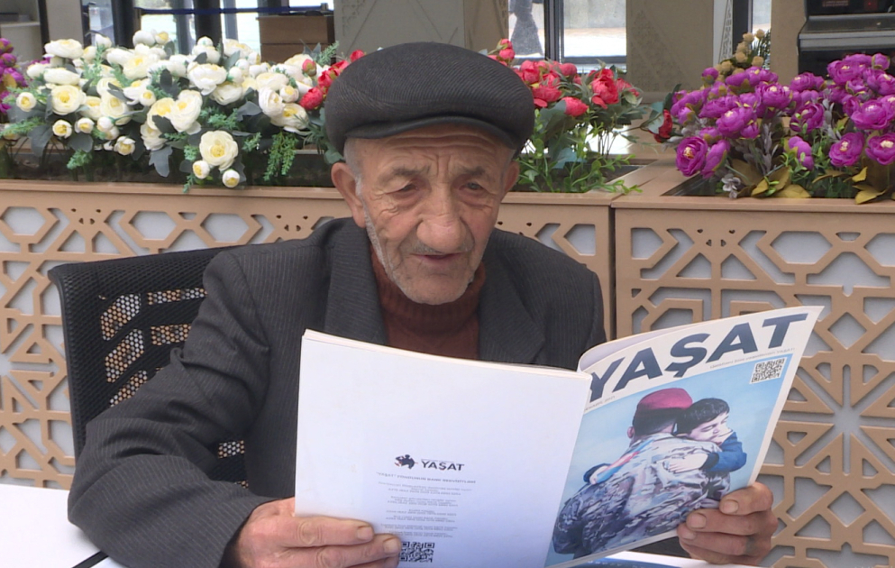 Vətən müharibəsi zamanı məşhurlaşan Hikmət baba “YAŞAT” Fonduna ianə edib VİDEO