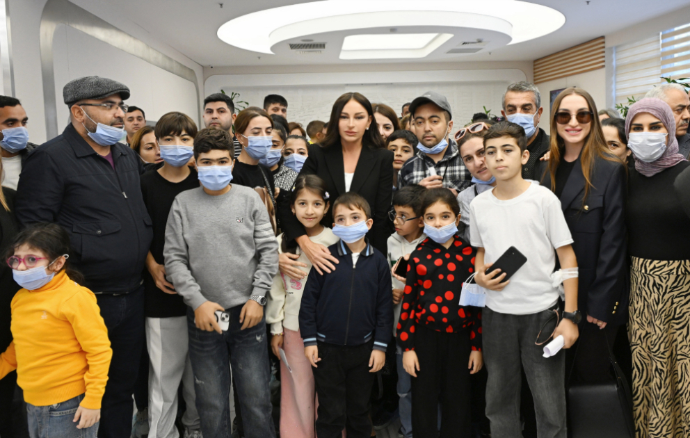 First Vice-President Mehriban Aliyeva visited Thalassemia Center VIDEO