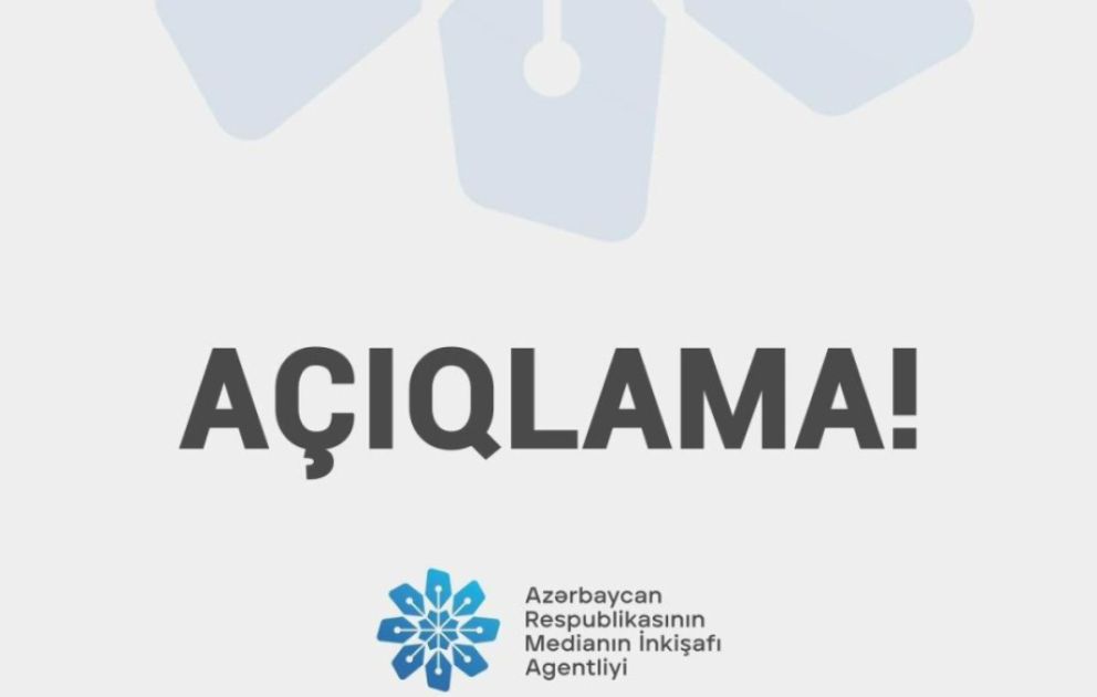 Milli Məclisin Xarici müdaxilələrə və hibrid təhdidlərə qarşı komissiyası və Medianın İnkişafı Agentliyi birgə açıqlama yayıb VİDEO