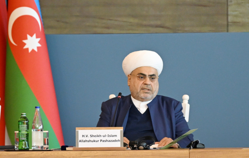 Allahşükür Paşazadə: Yaşıl iqtisadiyyat modeli bəşəriyyətə daha harmonik inkişaf imkanı bəxş edir VİDEO