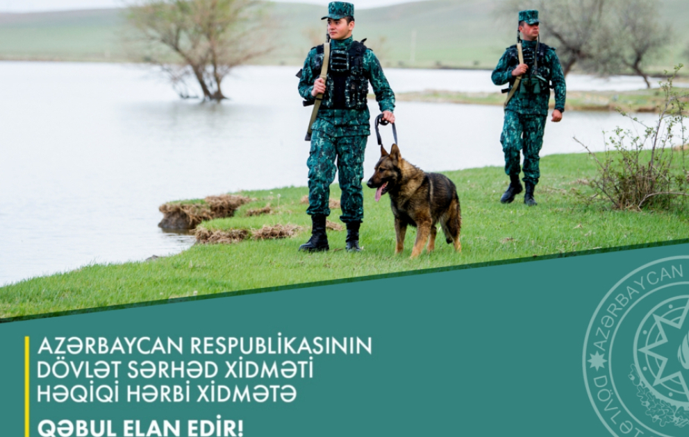 Dövlət Sərhəd Xidməti həqiqi hərbi xidmətə qəbul elan edir VİDEO