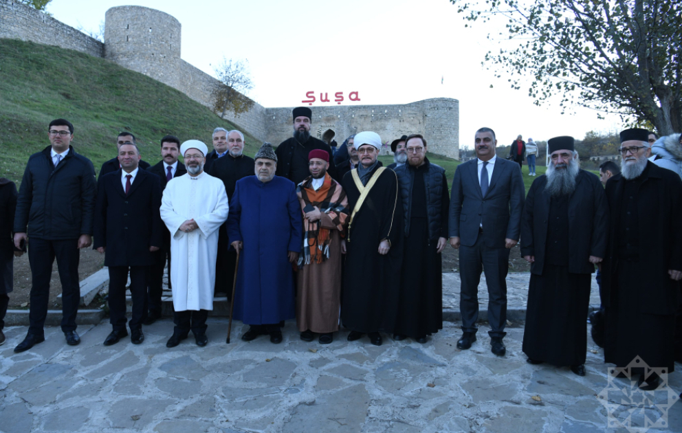 Dünya dini liderləri Xankəndi və Şuşa ilə tanış olublar  FOTO  VİDEO