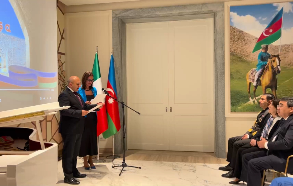 İtaliyada Azərbaycanın Zəfər Günü qeyd edilib VİDEO