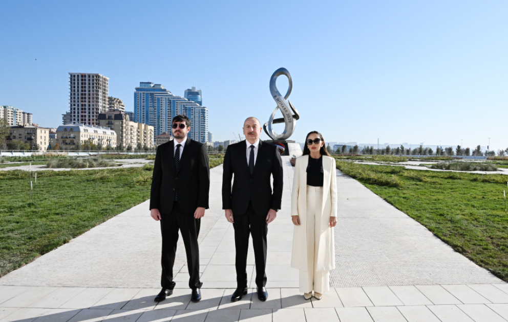 Le président Ilham Aliyev participe à l’inauguration du Parc de la Victoire  MIS A JOUR VIDEO