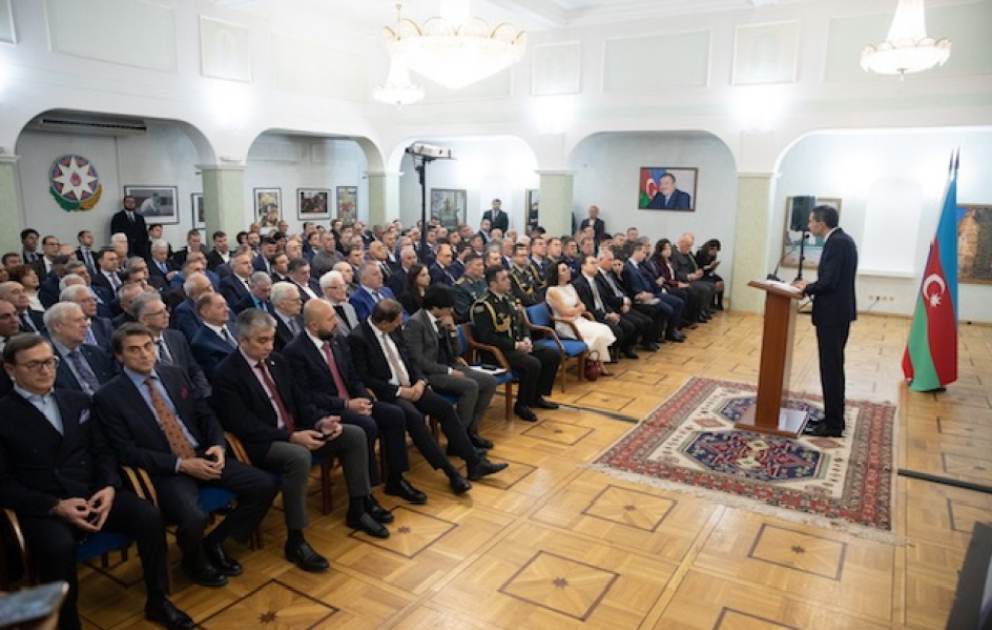 Azərbaycanın Rusiyadakı səfirliyi Zəfər Günü münasibətilə rəsmi qəbul təşkil edib VİDEO