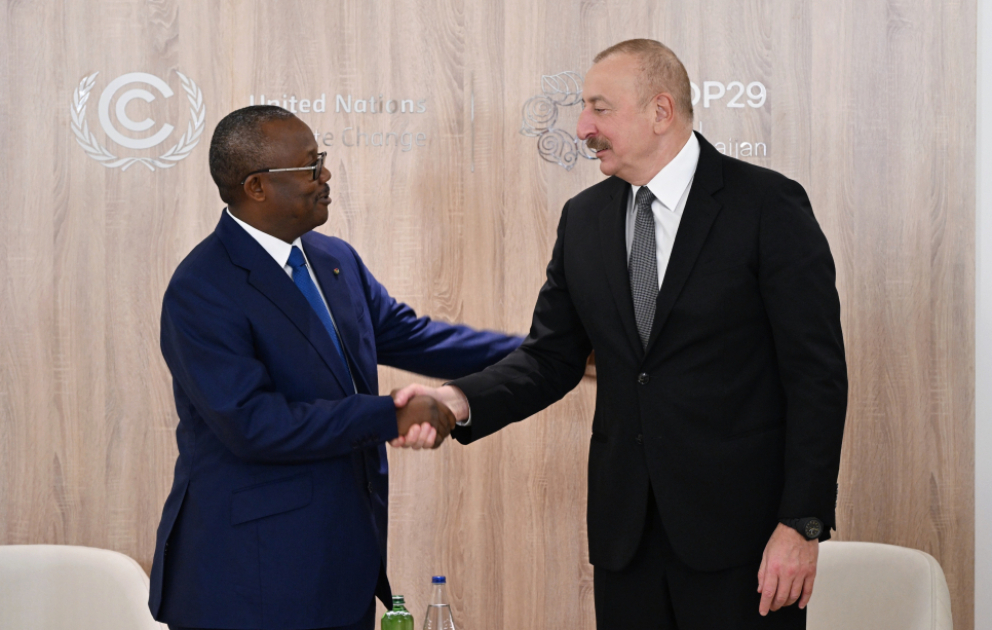President Ilham Aliyev met with President of Guinea-Bissau VİDEO