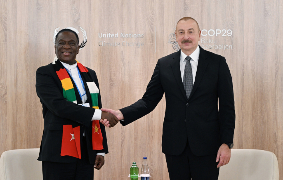 Le président azerbaïdjanais s’entretient avec son homologue zimbabwéen MIS A JOUR VİDEO